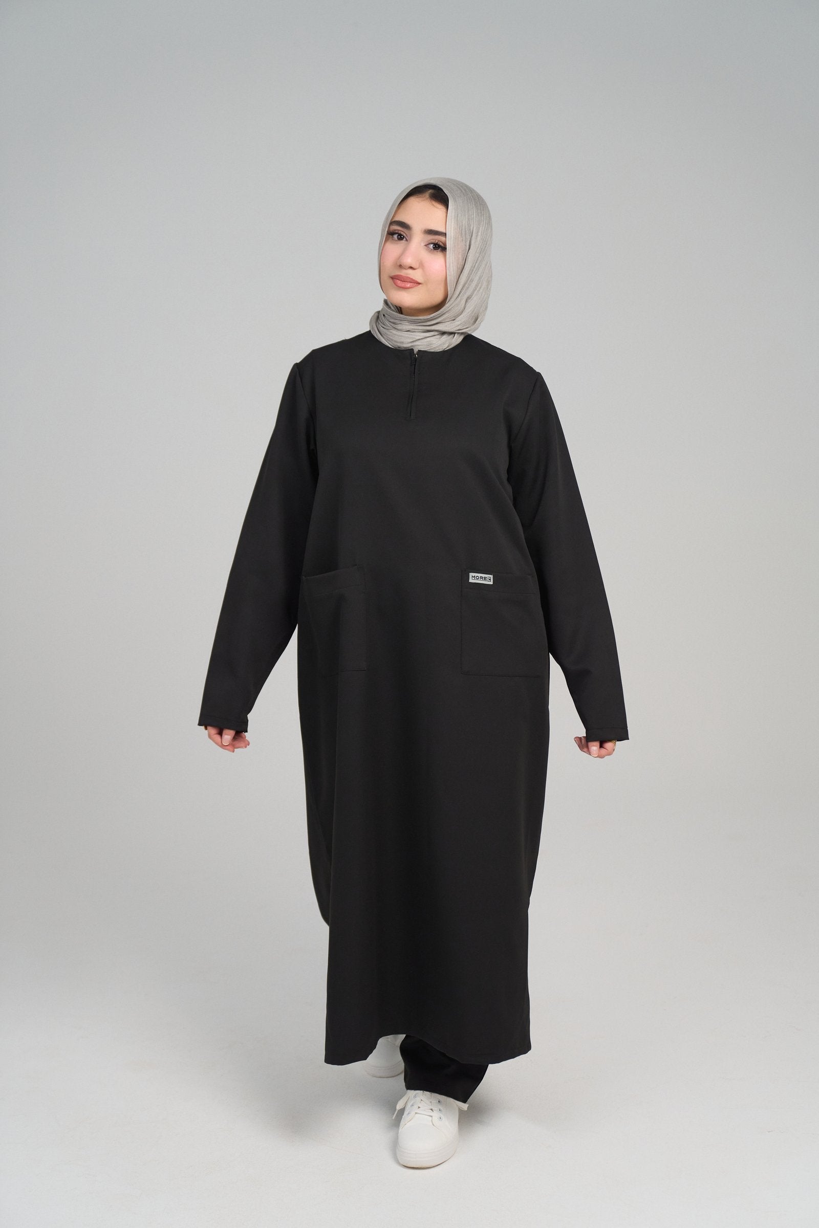 سكراب طبي حجابي - أسود